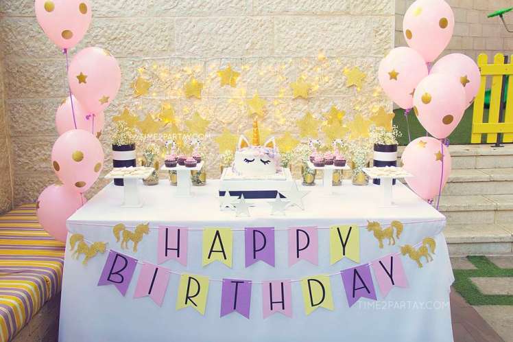 3 Year Old’s Unicorn Theme Birthday Party – VenueMonk Blog